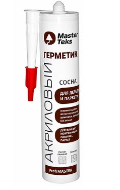 Герметик акриловый для дерева и паркета MasterTeks PM  290 мл сосна (12)