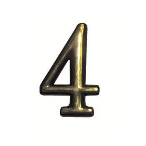 Номер дверной "4" Тродес 05.01.04