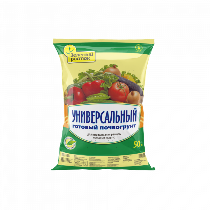 Почвогрунт. Грунт зеленый Росток. Грунт Росток универсальный 50л. Почвогрунт в ассортименте.