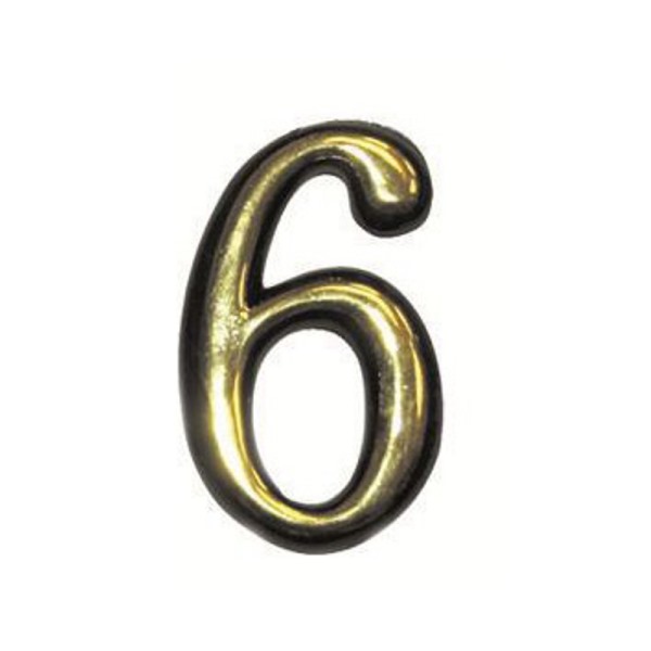 Номер дверной "6" Тродес 05.01.06
