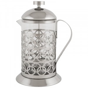 Чайник/кофейник (френч-пресс) Olimpia 800мл нерж сталь/стекло, T046-800ML Mallony 950092