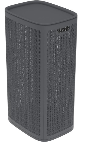 Корзина для белья Лён 100л 430*321*800мм Графит (1) АП 376