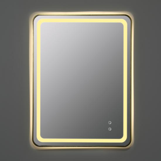 Зеркало KNOIS 600 х 800, сенсорное, с внутренней LED подсветкой антизапотевание KN-1025A80/60