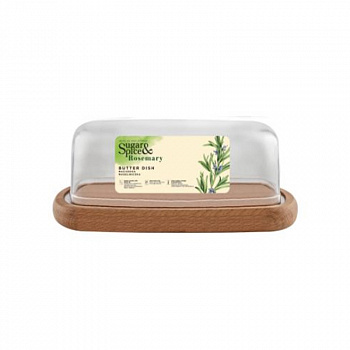 Масленка "Rosemary/Natura" деревянная (8) SE104712996 (GR1047НАТ)
