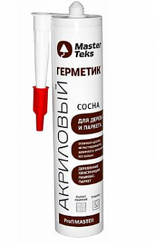 Герметик акриловый для дерева и паркета MasterTeks PM  290 мл сосна (12)