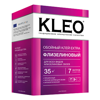 Клей для обоев флизелин 250гр Клео Экстра (20)