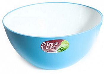 Миска 2л Fresh Line бело-голубая М702БГ *26