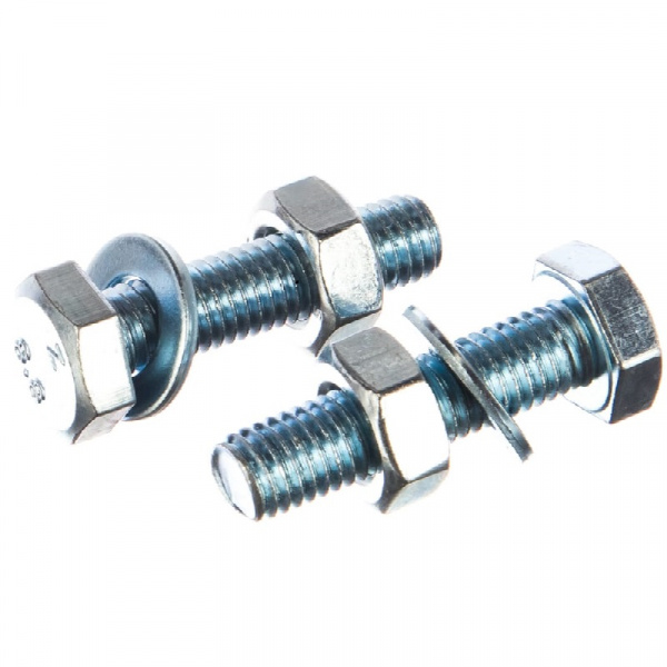 Болт с гайкой и шайбой М6х 16 (8шт) DIN 933 SteelRex