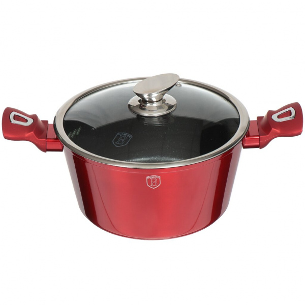 Кастрюля Burgundy Metallic Line 4,1л 24см ВН-1257