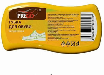 Губка для обуви бесцв ВОЛНА-мини PREGO