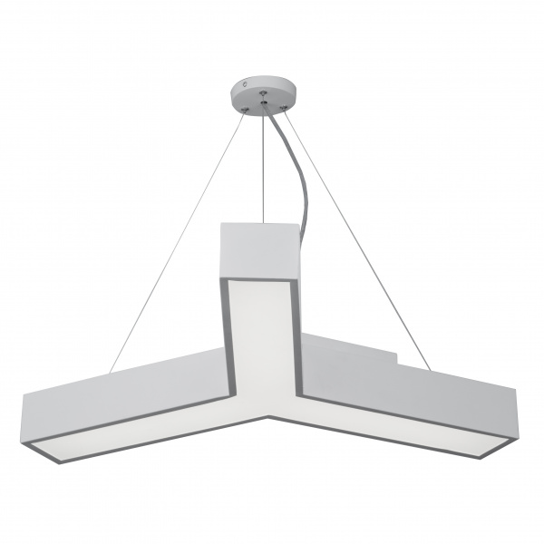 Светильник подвесной LED 56Вт 4000К 3700Лм IP40 900х900х80мм Geometria Igrek SPO-143-W белый ЭРА