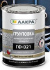 Грунт алкидный ГФ-021 быстросохнущая серый 0,8 кг Лакра (12)