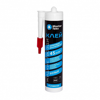 Клей акриловый MasterTeks PM ЖГ 45 кг/м2 декоративный 0,43 белый