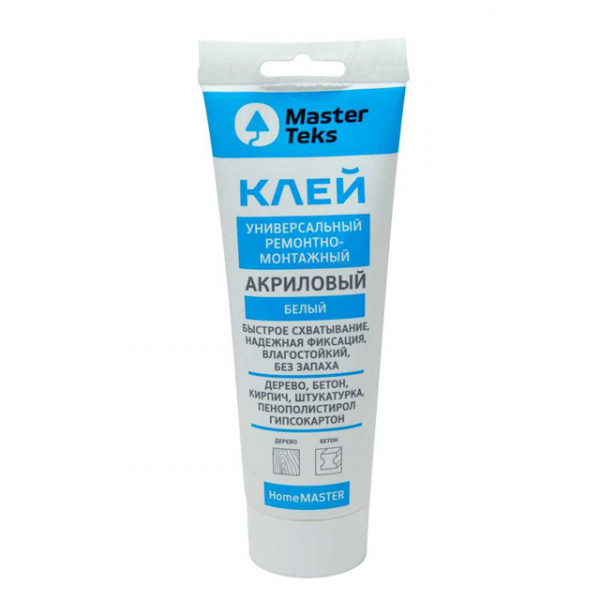 Клей акриловый ремонтно-монтажный MasterTeks HM 400 мл белый (12)