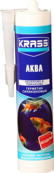 Герметик для аквариума 300мл прозрачный Красс (12)