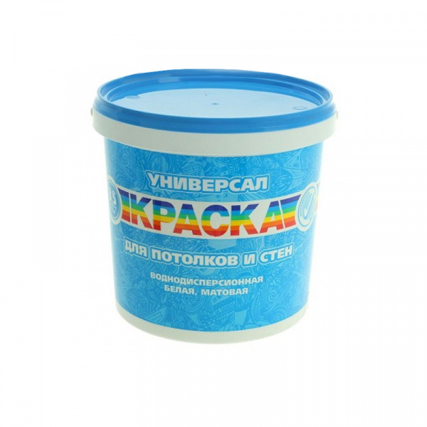 Краска в/д для стен и потолков Универсал Радуга 3,5кг(4)