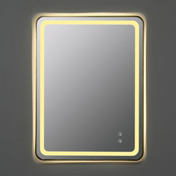Зеркало KNOIS 600 х 800, сенсорное, с внутренней LED подсветкой, антизапотевание KN-1025A80/60