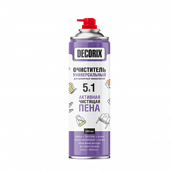 Чистящее средство Универсальное 5в1 с активной пеной с колп-щет Decorix