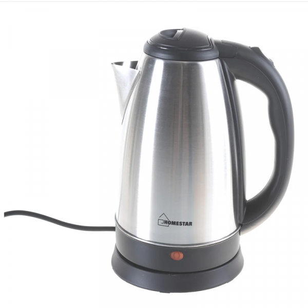 Чайник электр. HomeStar HS-1010А (диск, 1,8л), 1,5кВт, промо, нерж.сталь 3582