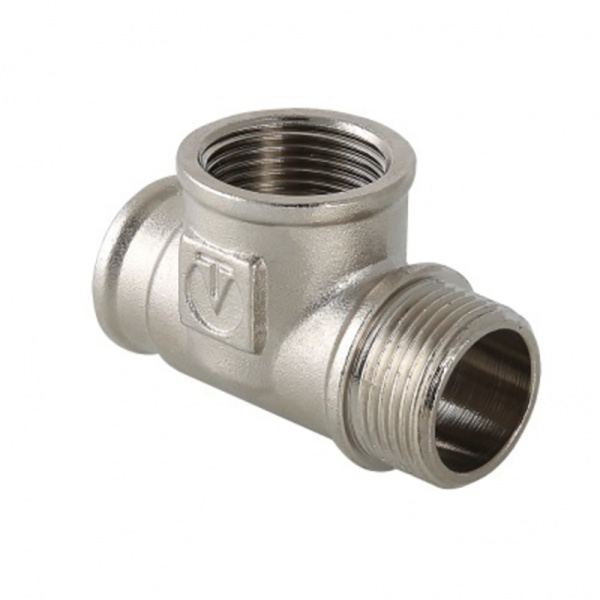 Тройник 1/2"х1/2"х1/2" ВР-ВР-НР никель 204486