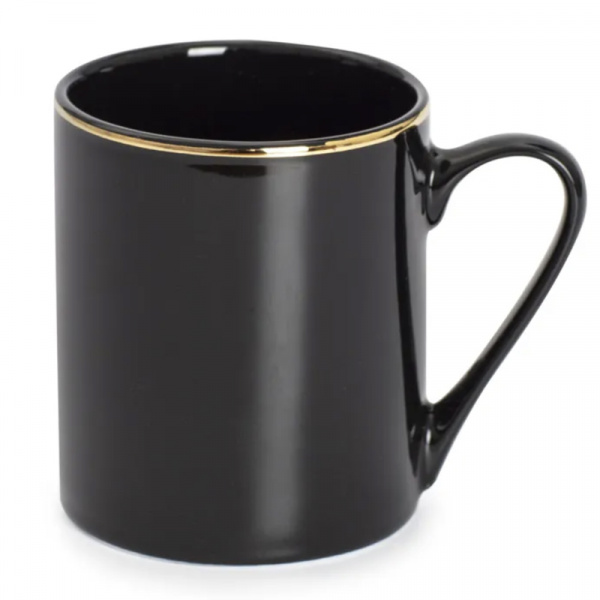 Кружка фарфор 330мл Black Gold DM3014
