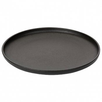 Тарелка фарфор 26см обеденная ROCK BLACK DM8020 ХХ