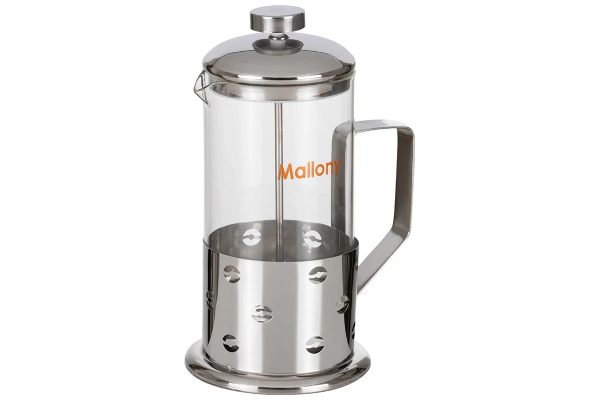 Чайник заварочный (френч-пресс) Caffe  600мл нерж сталь/стекло B535-600ML  950146 Mallony