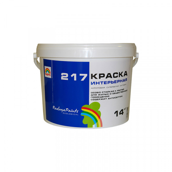 Краска в/д интерьерная 217 Радуга 14кг