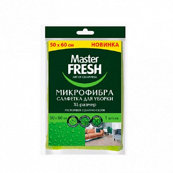 Тряпка для пола Мастер ФРЕШ  50*60см микрофибра XL size