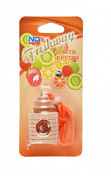 Ароматизатор подвесной бутылочка NEW GALAXY Freshline тутти фрутти 794-301