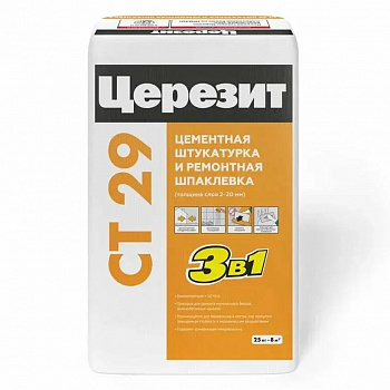 Штукатурка цементная CT-29 Церезит 25 кг (48)