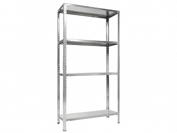 Стеллаж ES 150KD75*30/4 1500*750*300мм оцинкованный 4 полки 