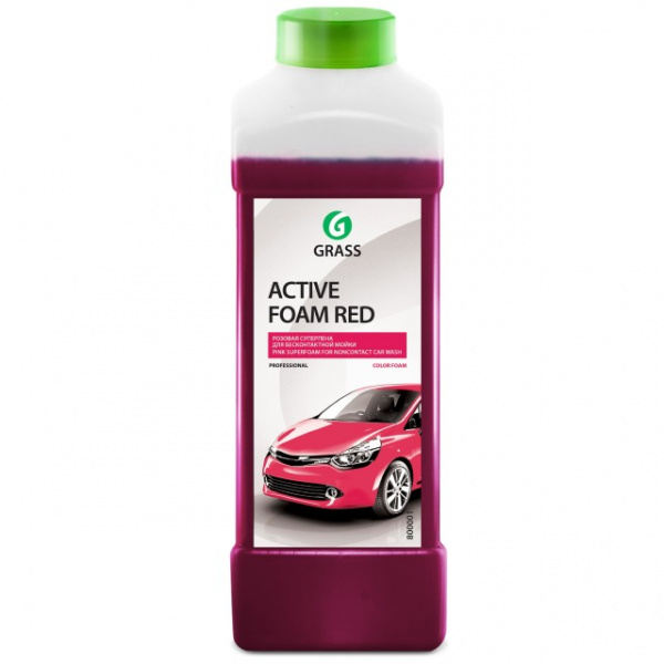 Средство моющее для автомобиля 1лActive Foam Red   800001