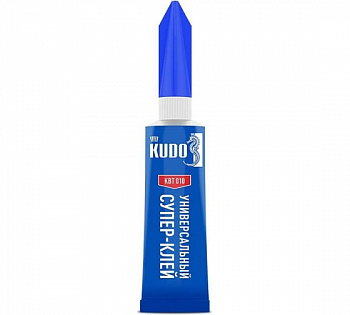 Клей супер, универсальный цианоакрилатный KUDO 3 гр.