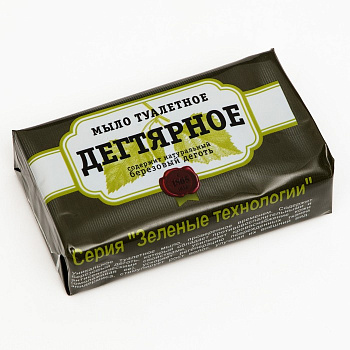 Мыло туалетное ДЕГТЯРНОЕ 140г 