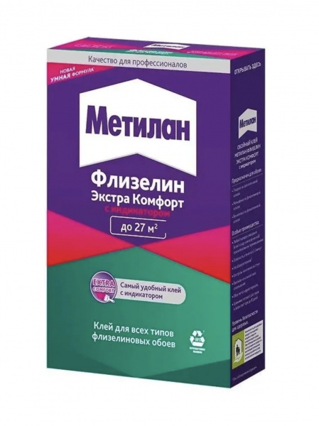 Клей для обоев флизелин Экстра Комфорт с индикатором 150гр