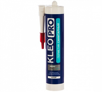 Герметик силиконовый санитарный KLEO PRO 280 мл белый (12)