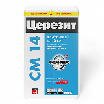 Клей для плитки С2 Т СМ-14 25кг Церезит (48)