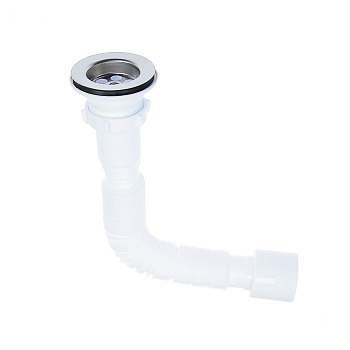 Гофросифон для раковины с пьедесталом 1 1/4"х40/50мм G206/F203/213-55
