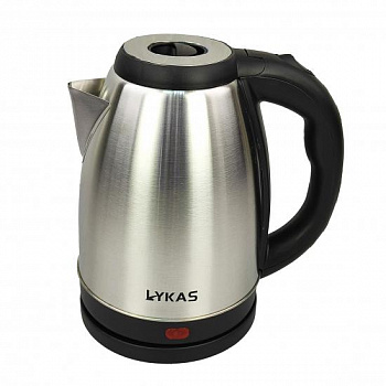Чайник металлический электр. Lykas 1.85 кВт черный (2 л) L-8807 Lykas (1/6) 