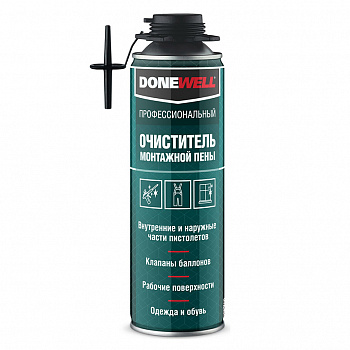 Очиститель монтажной пены DONEWELL 650 мл (12)