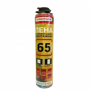 Пена монтажная всесезонная профессиональная DOMOFOAM PRO 65 750 мл 