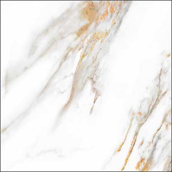 Керамогранит 600х600х0.95 Calacatta Royal_GT грес глаз. GT60600103MR  Белый/43,2  (матовый) (4) 