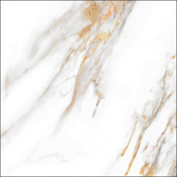 Керамогранит  600х600 Calacatta Royal_GT грес глаз. GT60600103MR  Белый/43,2 (4)