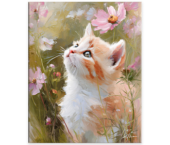 Картина 40*50 Friend (котенок)