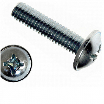 Винт с полукруглой головкой М4х12мм DIN 7985 16шт SteelRex (1) 