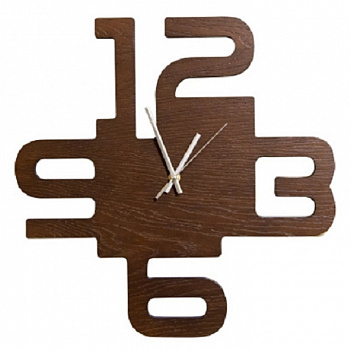 Часы настенные 21 Век из МДФ 38*38 см  WOOD  3939-001 ХХ