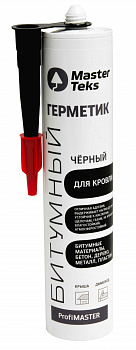 Герметик для кровли битумный  MasterTeks PM 260 мл черный (12)